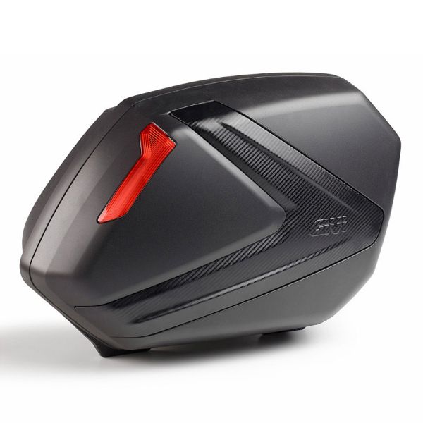 Bales - Maletas Givi Monokey Side V37NNT Negro Carbon Rojo