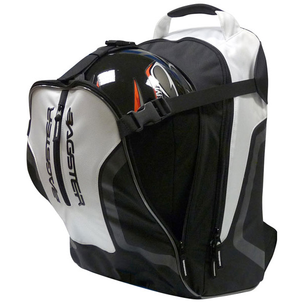 Mochila Moto Bagster Cyclone Negro Blanco