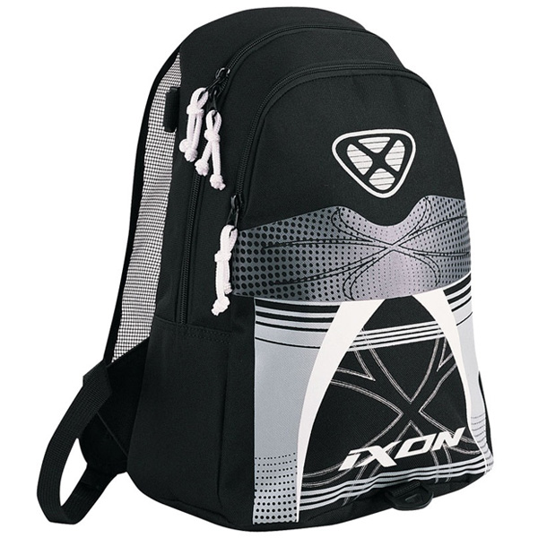 Mochila Sportswear Ixon X-Pouch Negro Blanco