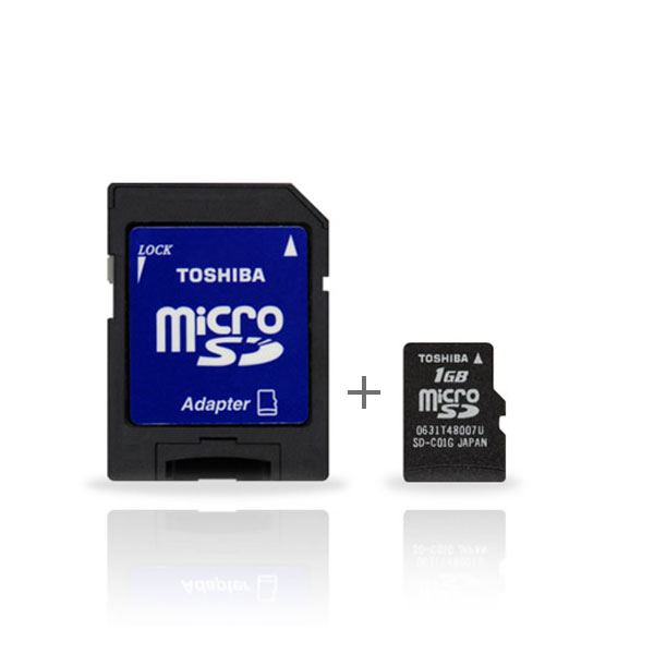Accesorios Moto  TOSHIBA Tarjeta Memoria Micro SD + Adaptador SD