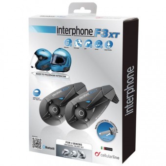 Accesorios Moto  Cellular Line F3 XT Twin Pack