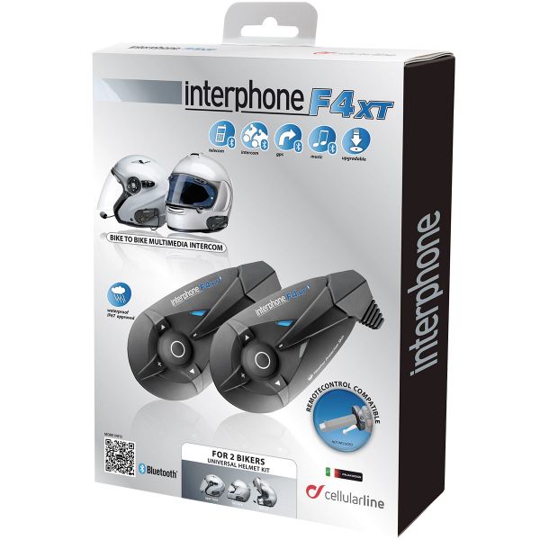 Accesorios Moto  Cellular Line F4 XT Twin Pack