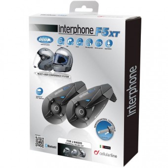 Accesorios Moto  Cellular Line F5 XT Twin Pack