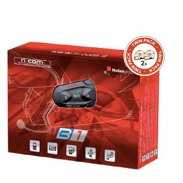 Accesorios Moto  Nolan Kit Bluetooth B1 Twin Pack pour N103 - N91 - N90 - N86 - N85 - N71- N43