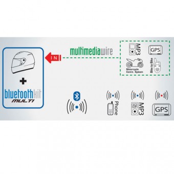Nolan N-Com Bluetooth Kit Multi
