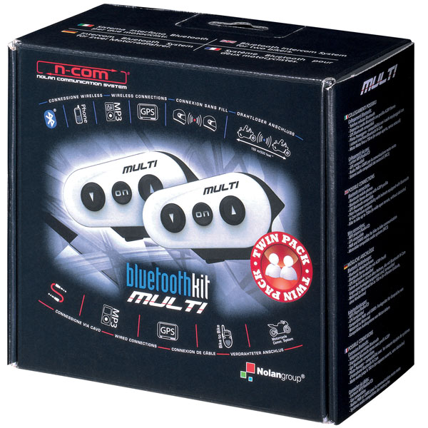 Accesorios Moto  Nolan N-Com Bluetooth Kit Multi Twin Pack