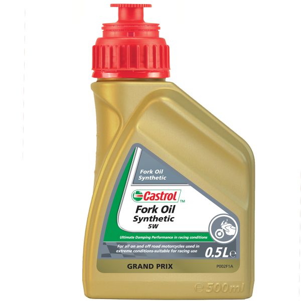Aceite para horquilla Castrol Synthetic Fork Oil 5W 500 ml