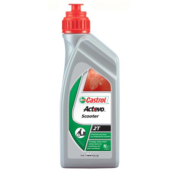 Aceite para motor Castrol Act evo Scooter 2T 1 Litro Aceite para motor Castrol Act evo Scooter 2T 1 Litro