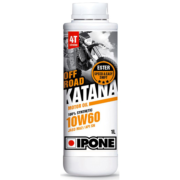 Aceite para motor IPONE Katana Off Road - 10W60 100 % Synthetic - 1 Litro4T