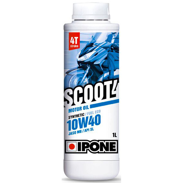 Aceite para motor IPONE Scoot 4 - 10W40 Synthetic - 1 Litro 4T Aceite para motor IPONE Scoot 4 - 10W40 Synthetic - 1 Litro 4T
