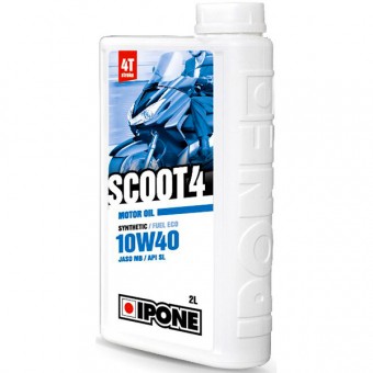Aceite para motor IPONE Scoot 4 - 10W40 Synthetic - 2 Litros 4T Aceite para motor IPONE Scoot 4 - 10W40 Synthetic - 2 Litros 4T