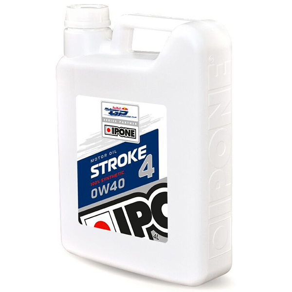 Accesorios Moto  IPONE Stroke 4 - 0W40 100 % Synthetic - 4 Litros 4T