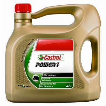 Aceite para motor Castrol Power 1 Racing 4T 10W-40 4 litres Aceite para motor Castrol Power 1 Racing 4T 10W-40 4 litres