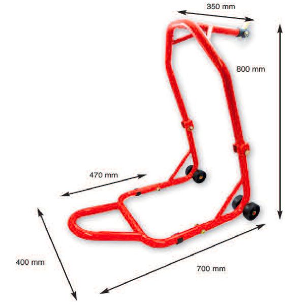 Accesorios Moto  MAD Paddock Stand Anterior Plegable