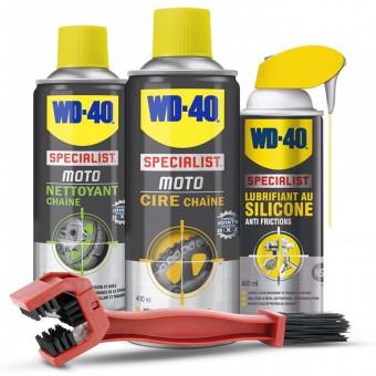 Limpieza WD-40 Kit Mantenimiento Cadena Limpieza WD-40 Kit Mantenimiento Cadena