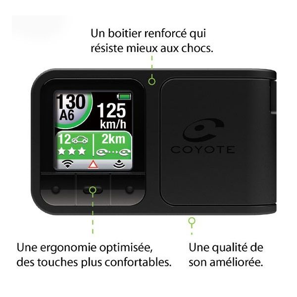 Coyote Rider Avertisseur de Radars Coyote Rider V2 Plus