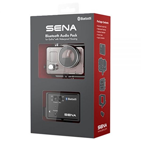 C�mara a bordo  Sena Pack Audio Bluetooth parr Go Pro y Caja Herm�tica