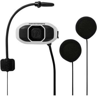 Comunicación ICON Kit Bluetooth Sena Rau White Comunicación ICON Kit Bluetooth Sena Rau White