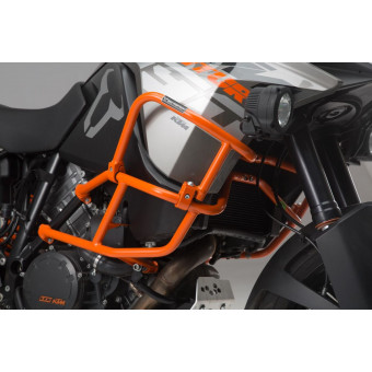 Protecciones caja y tapones SW-MOTECH Crash Bar Top Naranja KTM Adventure 1050/1190 (13-16)