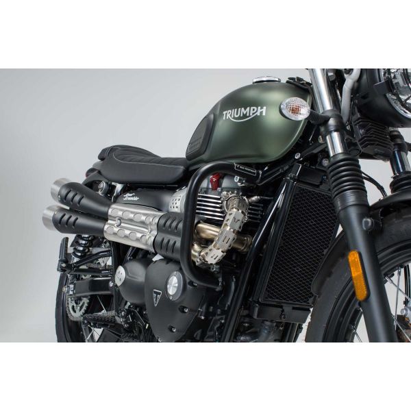 Protecciones caja y tapones SW-MOTECH Crash Bar Triumph Bonneville 1200/Street Scrambler 900 (17-20)