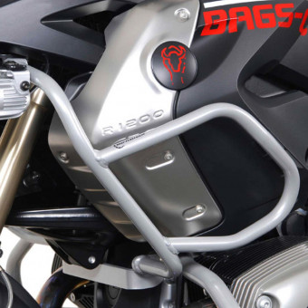Protecciones caja y tapones SW-MOTECH Crash Bar Top Gris BMW R1200GS (08-12)