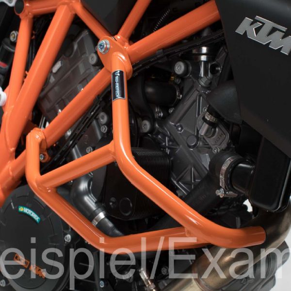 Protecciones caja y tapones SW-MOTECH Crash Bar Naranja KTM Super Duke 1290R/1290GT (17-20)