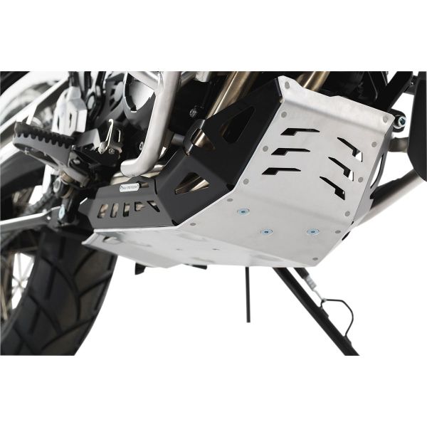 Protector motor SW-MOTECH Zapata de aluminio negra BMW F650GS/F700GS/F800GS (08-19)