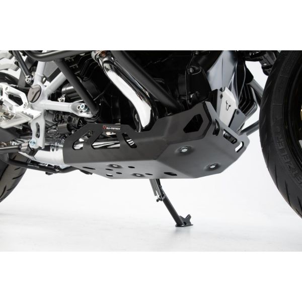 Protector motor SW-MOTECH Zapatas de aluminio negro BMW R1250R/R1250RS (19-24)