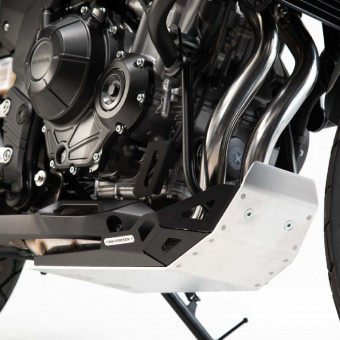 Protector motor SW-MOTECH Sabot Aluminio Negro Honda CB500X (18-20) Protector motor SW-MOTECH Sabot Aluminio Negro Honda CB500X (18-20)