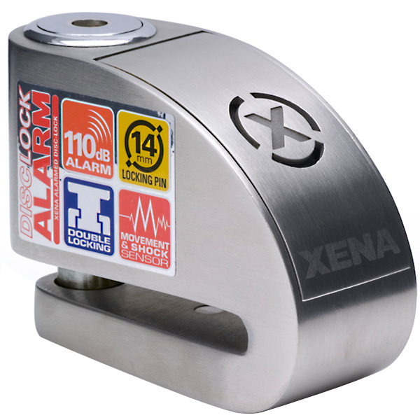 Accesorios Moto  Xena Bloqueo de disco con alarma Series XN 14 Acero Templado