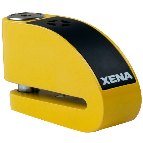 Accesorios Moto  Xena Bloqueo de disco con alarma Series XE 15 Amarillo Negro