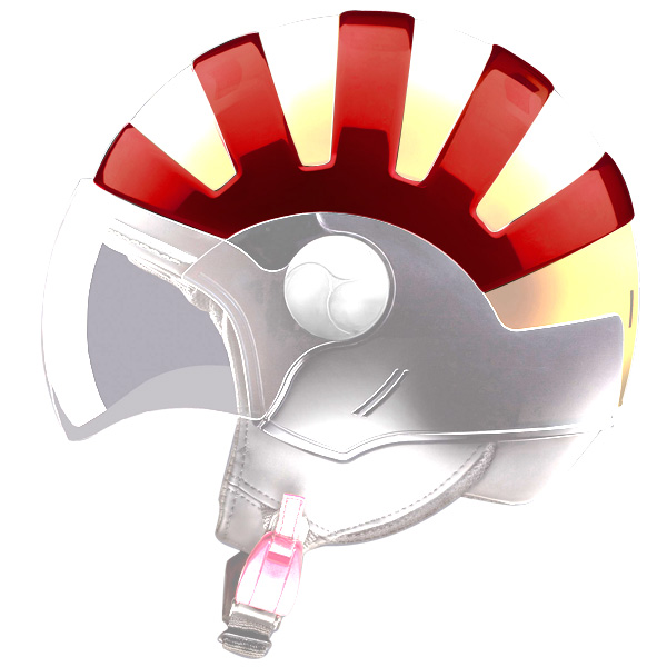 Accesorios casco moto IDI Cover Rojo