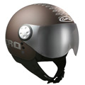 casco moto GPA Aero Chocolate Mate