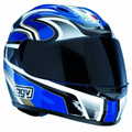 Integral AGV Airtech Tribute Azul Negro Blanco