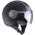 casco moto Airoh Naked Luxe Negro Gris N8NG