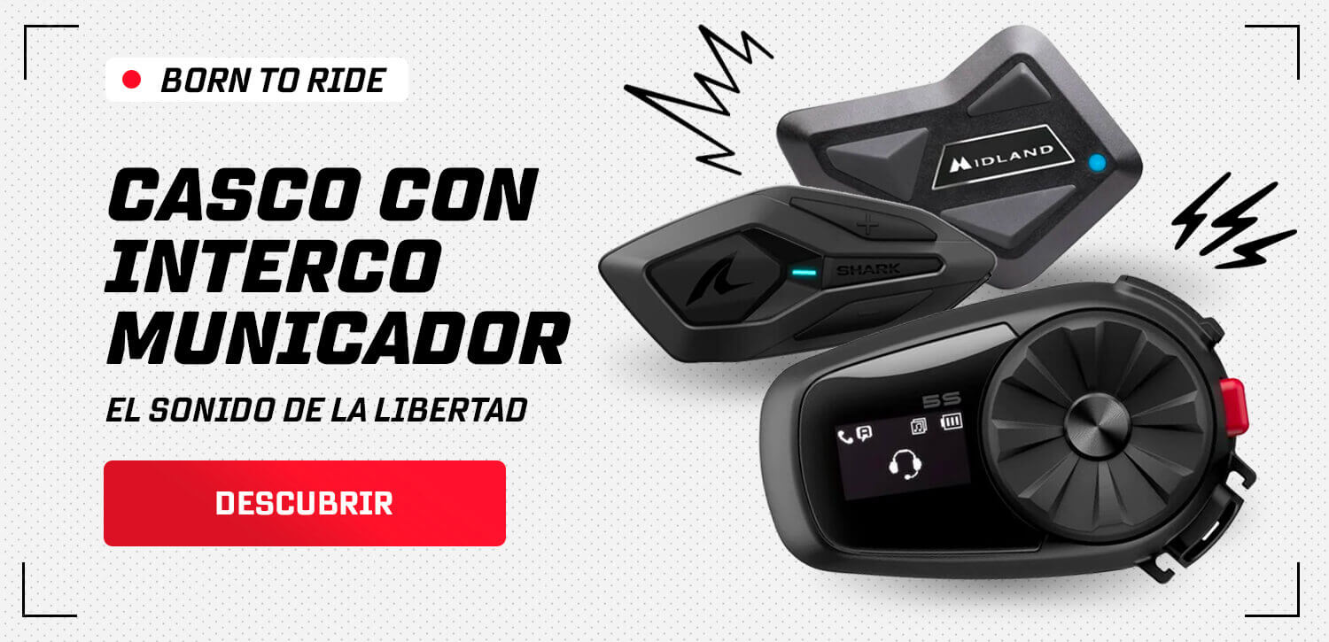 Casco con intercomunicador