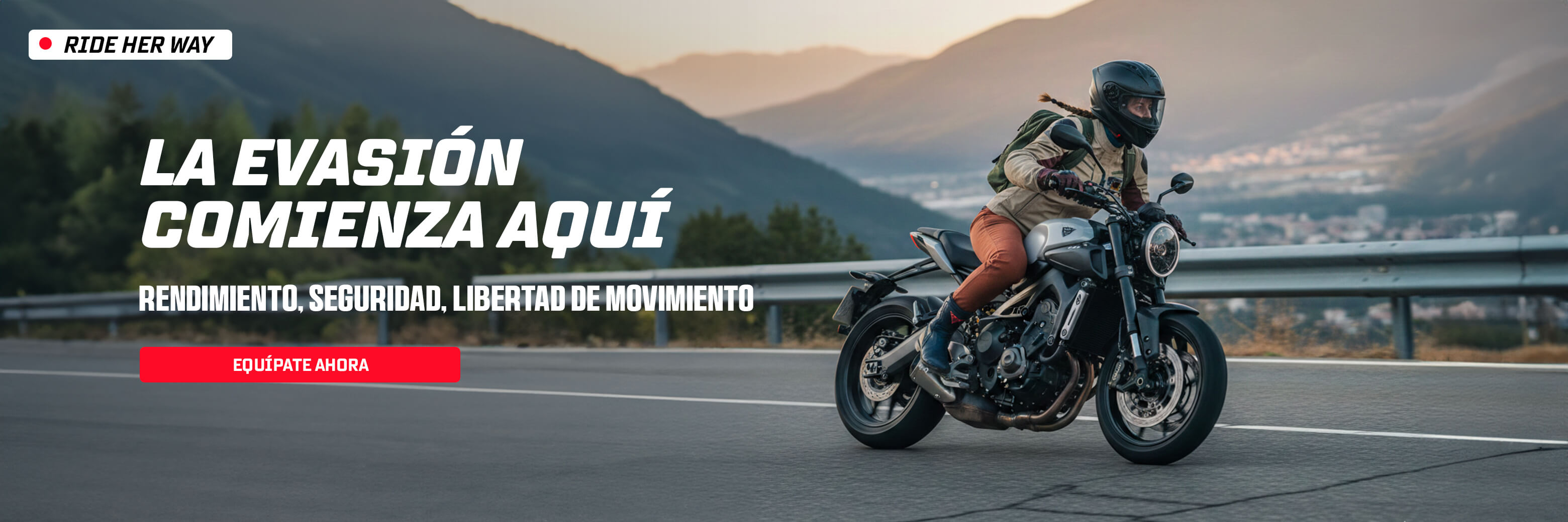 Ride her Way:la evasi�n comienza aqu�