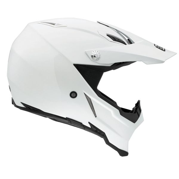 Casco AGV AX-8 Dual Evo Mono - Per Uso Stradale E Off-road. Calotta In Fibra Di Vetro, Kevlar E Carbonio. Taglia XL.