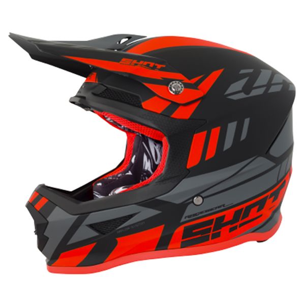 Cross SHOT Furious Riot Neon Orange Grey Matt