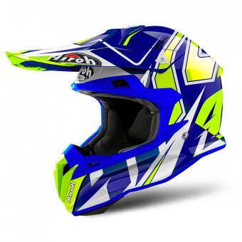 Cross Airoh Terminator Open Vision Shock Blue