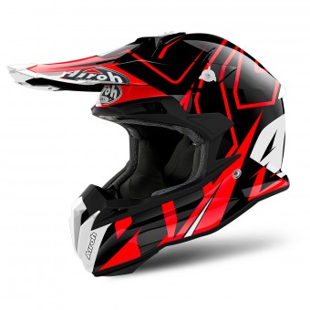 Cross Airoh Terminator Open Vision Shock Red
