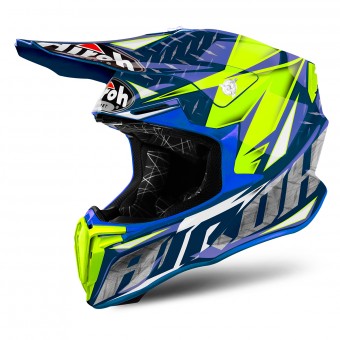 Casque Cross Airoh Twist Iron Blue Casque Cross Airoh Twist Iron Blue