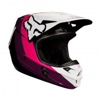 Casque Cross FOX V1 Halyn Black Pink Casque Cross FOX V1 Halyn Black Pink