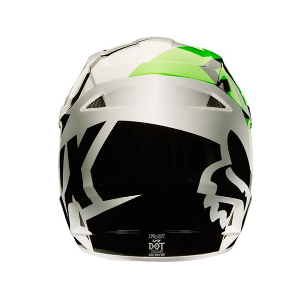 FOX V1 Race Black White Green