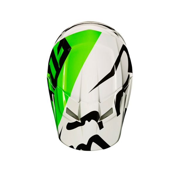 FOX V1 Race Black White Green