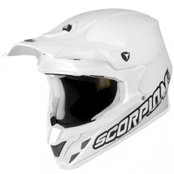 Casque Cross Scorpion VX-20 Air Blanco Casque Cross Scorpion VX-20 Air Blanco