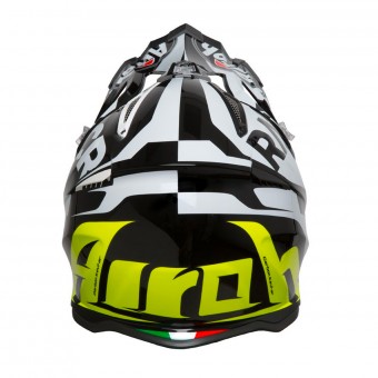 Airoh Aviator 2.2 Racr Negro Blanco Amarillo