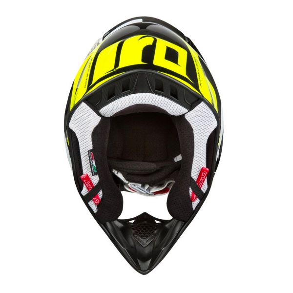 Airoh Aviator 2.2 Racr Negro Blanco Amarillo