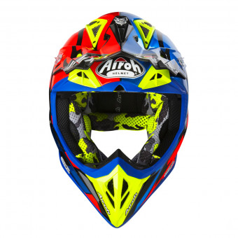 Airoh Aviator 2.3 AMSS Great Azul Cromado