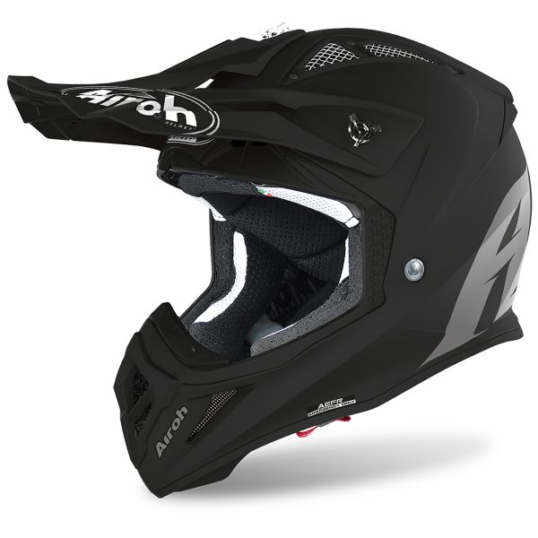 Casco moto Airoh Aviator Ace Black Matt en Stock iCasque.es